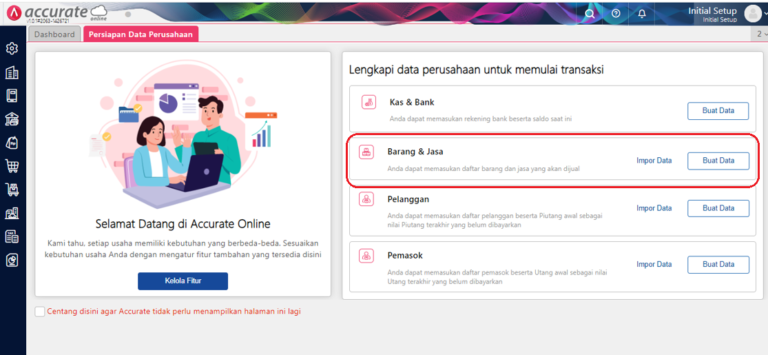 mengisi info barang &amp; jasa